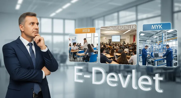 E-Devlet'te Görünen Sertifikalar Hangi Kurumlardan Alınır? (2025 Rehberi)