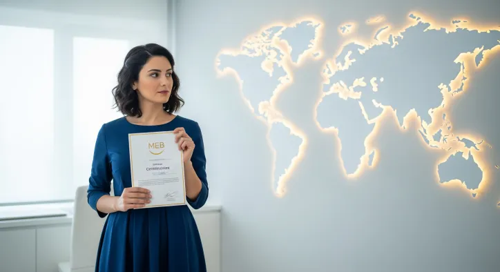 MEB Onaylı Sertifika Yurtdışında Geçerli Mi?